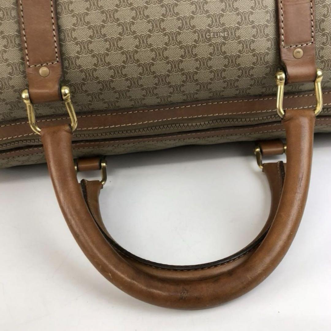 CELINE セリーヌ マカダム柄 ボストンバッグ