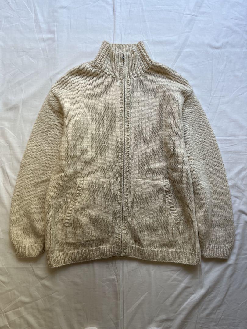 古着 UNIQLO ニットブルゾン ユニクロ ドライバーズニット ユニセックス