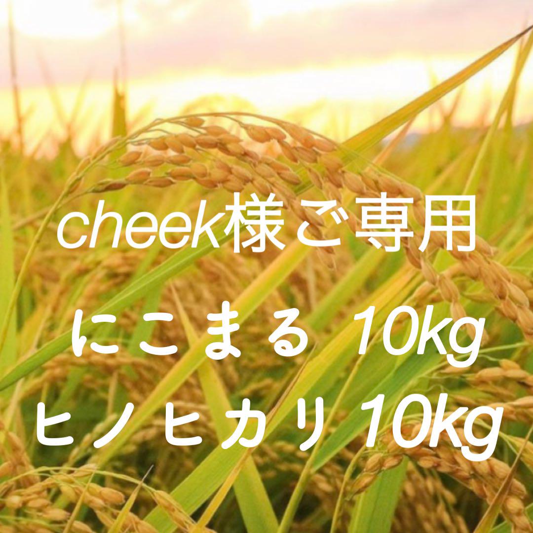 cheek様ご専用　R5年度米愛媛県産ヒノヒカリ、にこまる各10kg計20kg