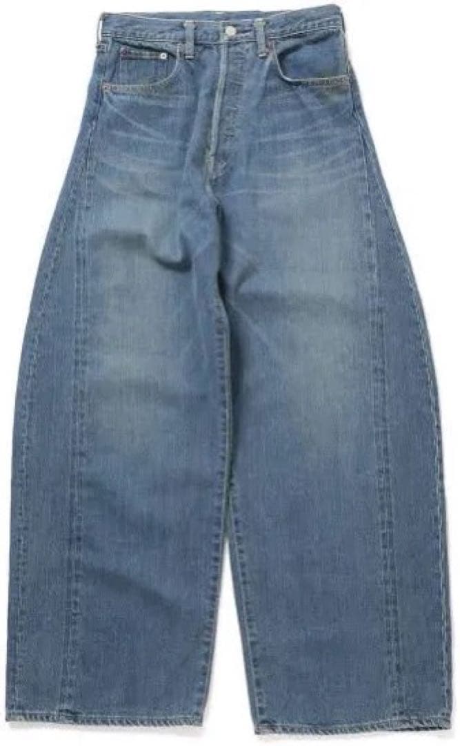 ssstein / DEFORMATION WIDE DENIM JEANS
