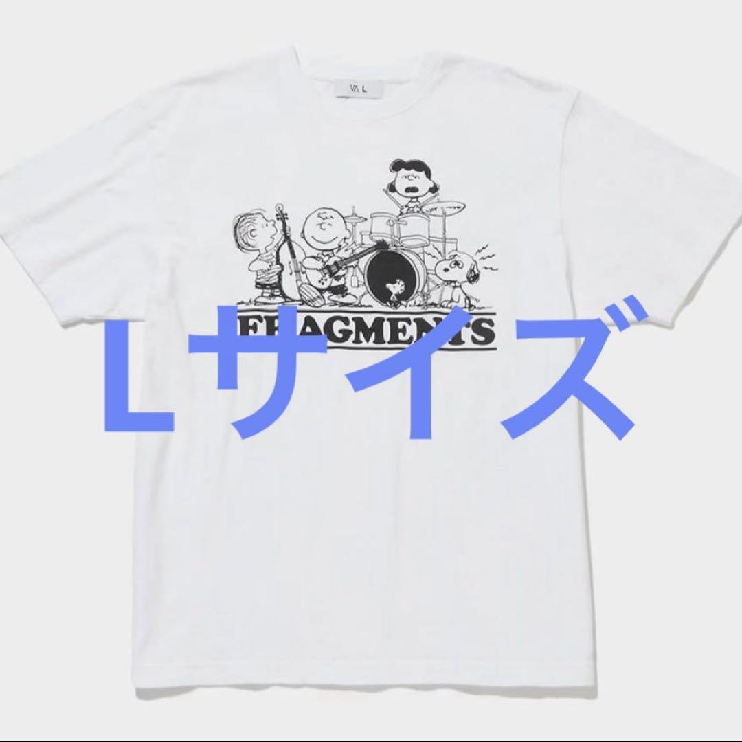 サイズL VA TOKYO スヌーピー FRAGMENTS Tシャツ white - メルカリ
