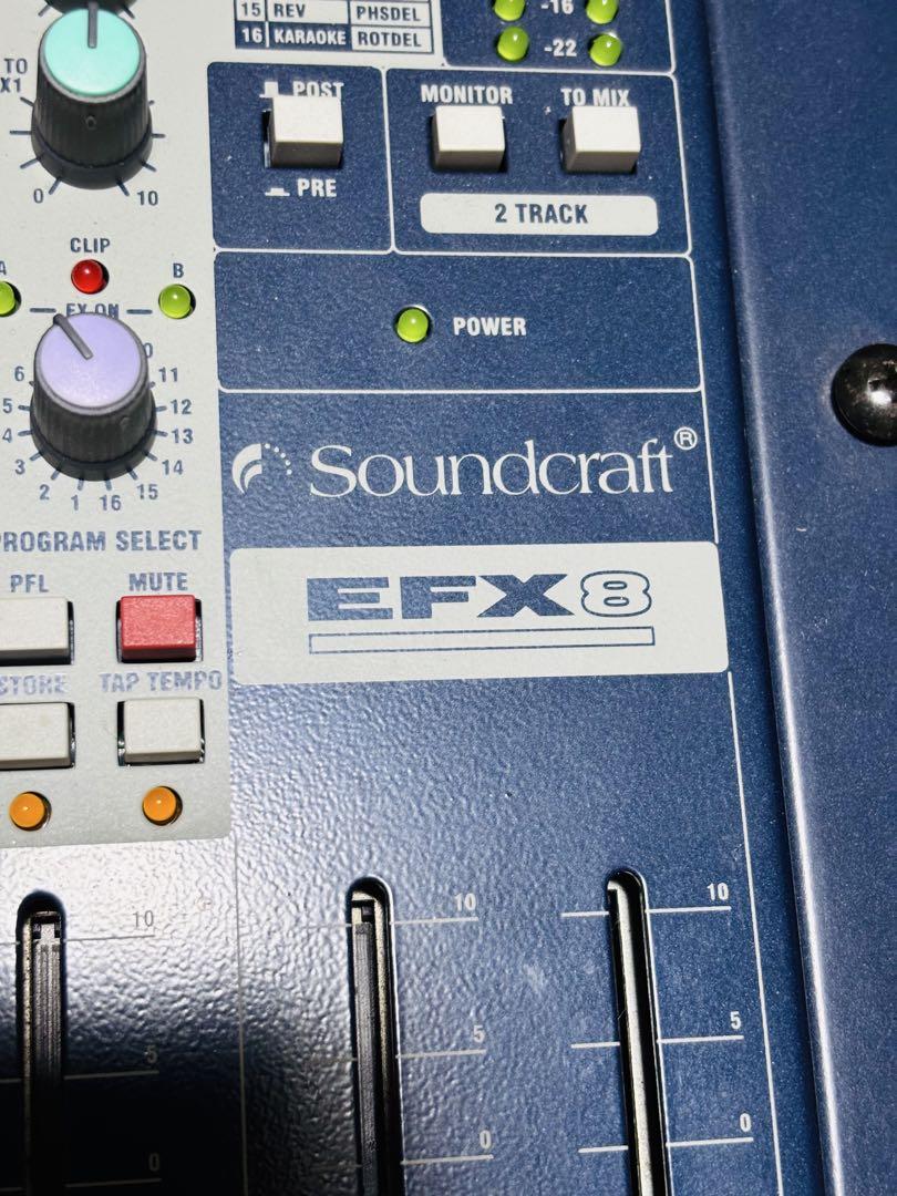 ⭐︎美品　Soundcraft EFX8 アナログミキサー・ケース付属