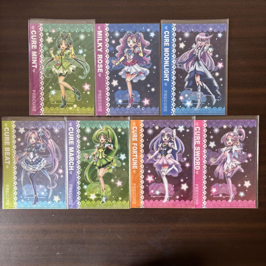 プリキュアオールスターズ春のカーニバル　ミニクリアファイルコレクション　セット