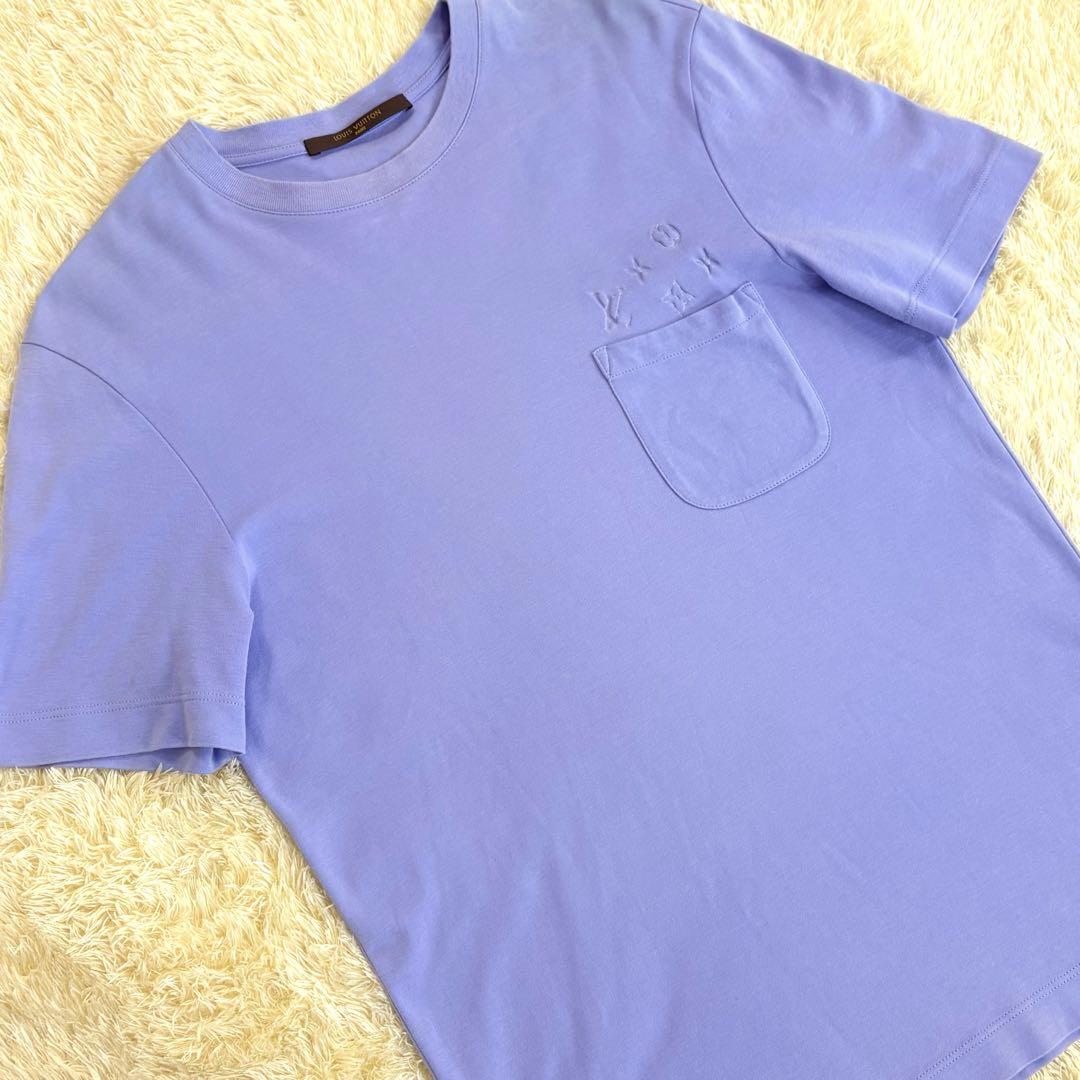 ルイヴィトン　LOUIS VUITTON モノグラム　Tシャツ　型押し　エンボス