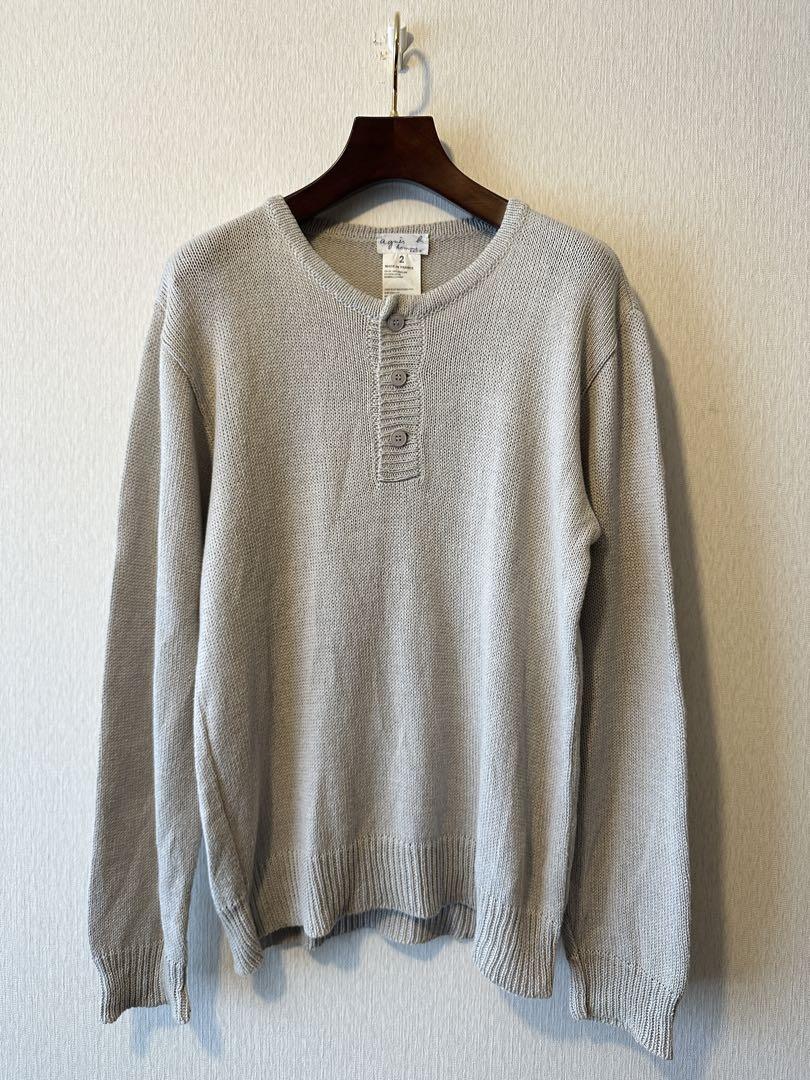 トップス Agnes b homme Made in France Linen Knit