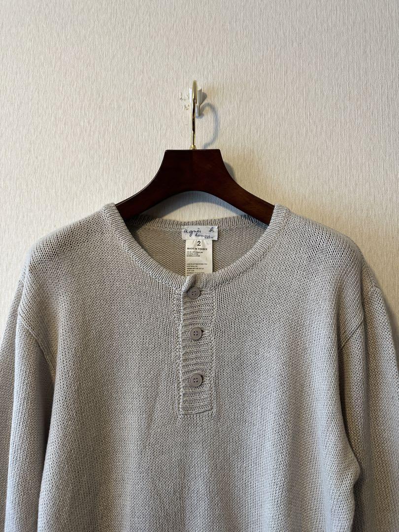 トップス Agnes b homme Made in France Linen Knit