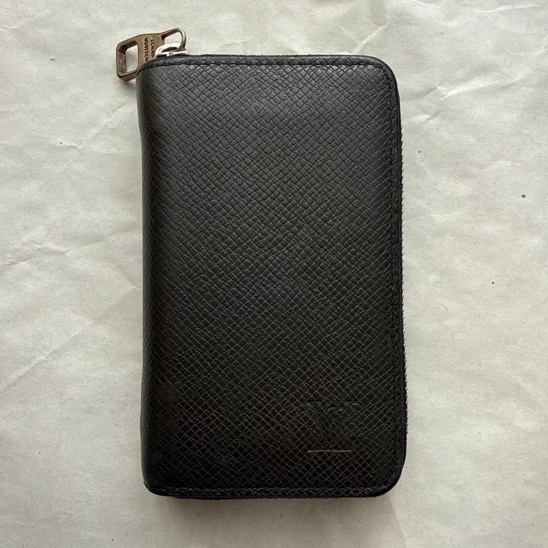 LOUISVUITTON ブラックタイガレザーコインケース