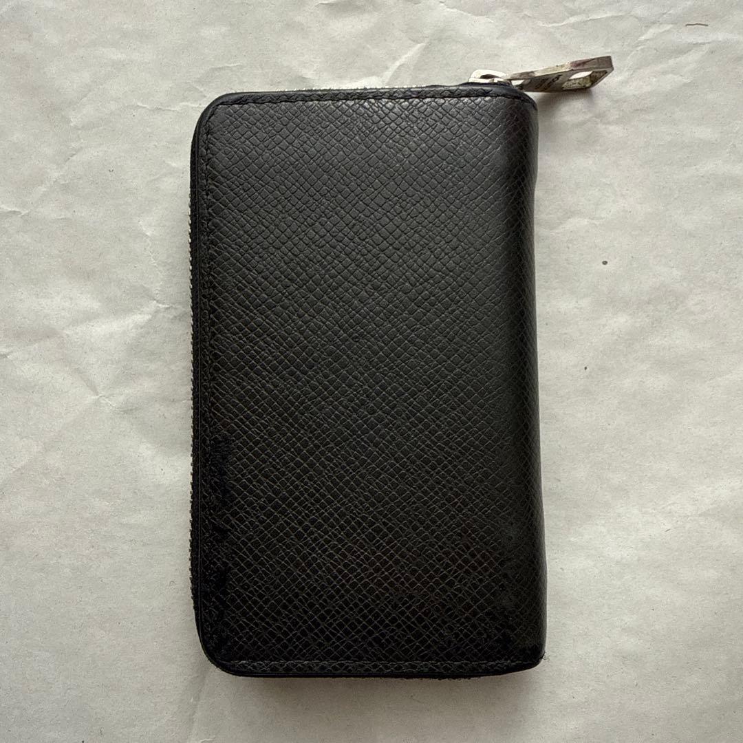 LOUISVUITTON ブラックタイガレザーコインケース LOUISVUITTON ブラックタイガレザーコインケース