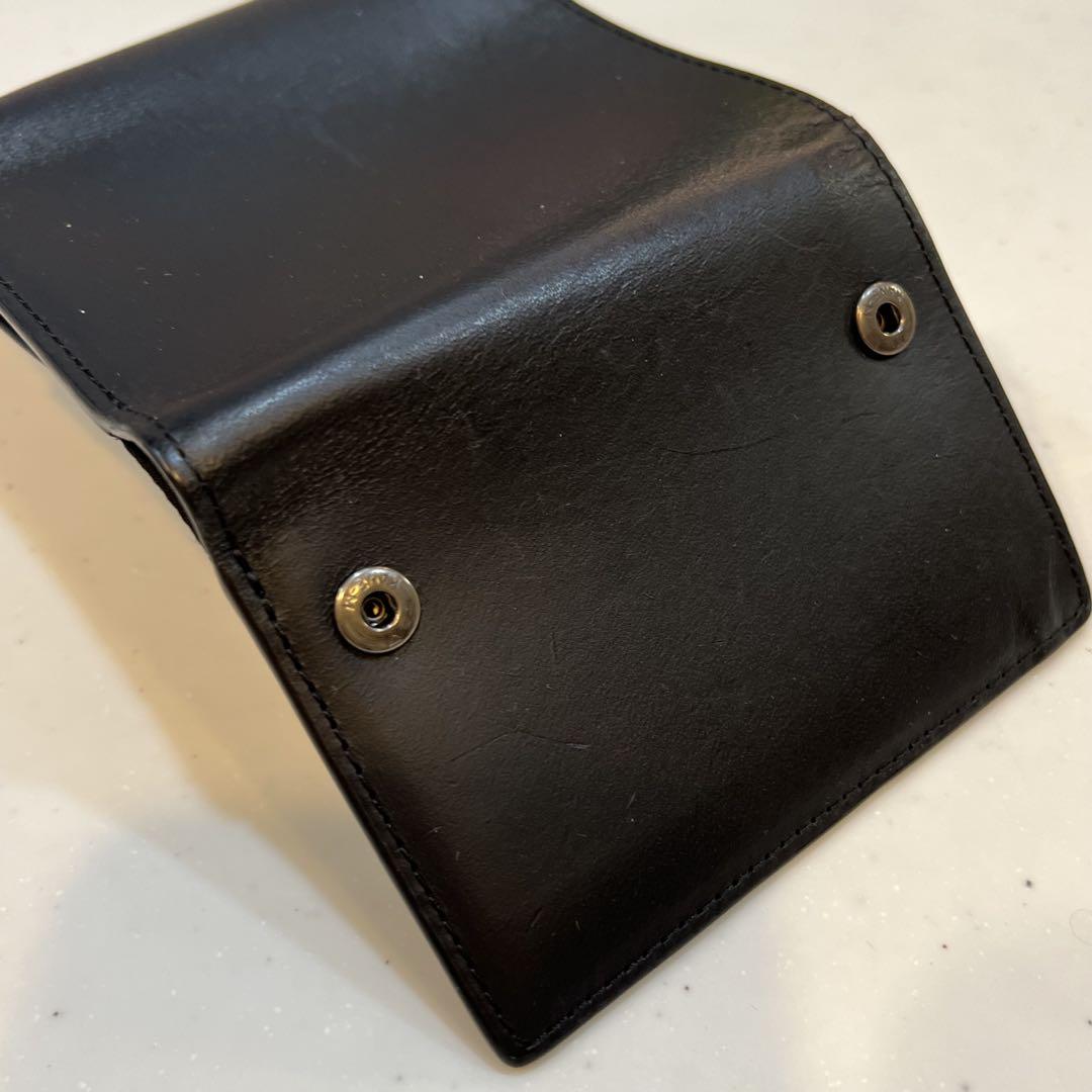 美品】無印良品 三つ折り財布 ブラック 黒