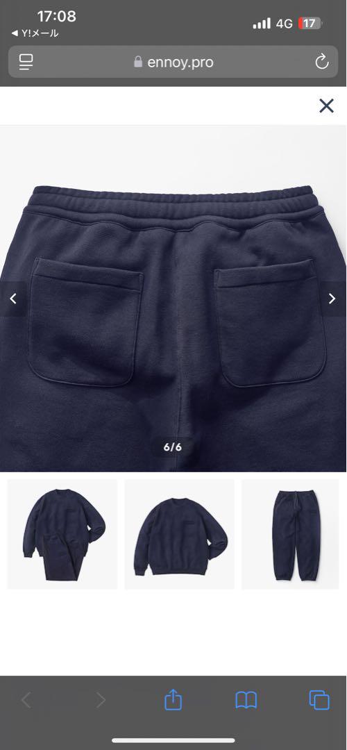 ennoy PROFESSIONAL CREW SWEAT SET UP