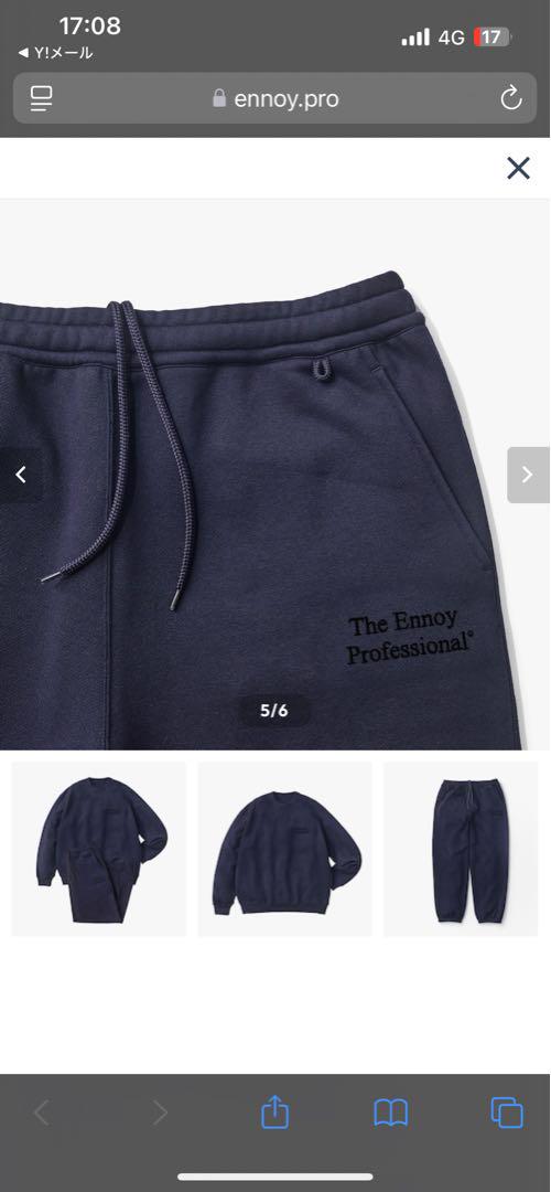 ennoy PROFESSIONAL CREW SWEAT SET UP