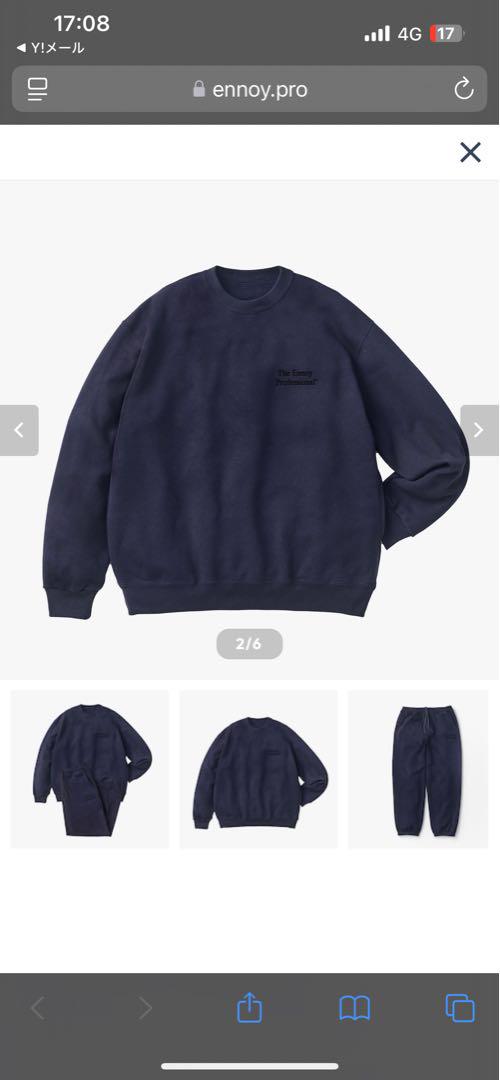 ennoy PROFESSIONAL CREW SWEAT SET UP