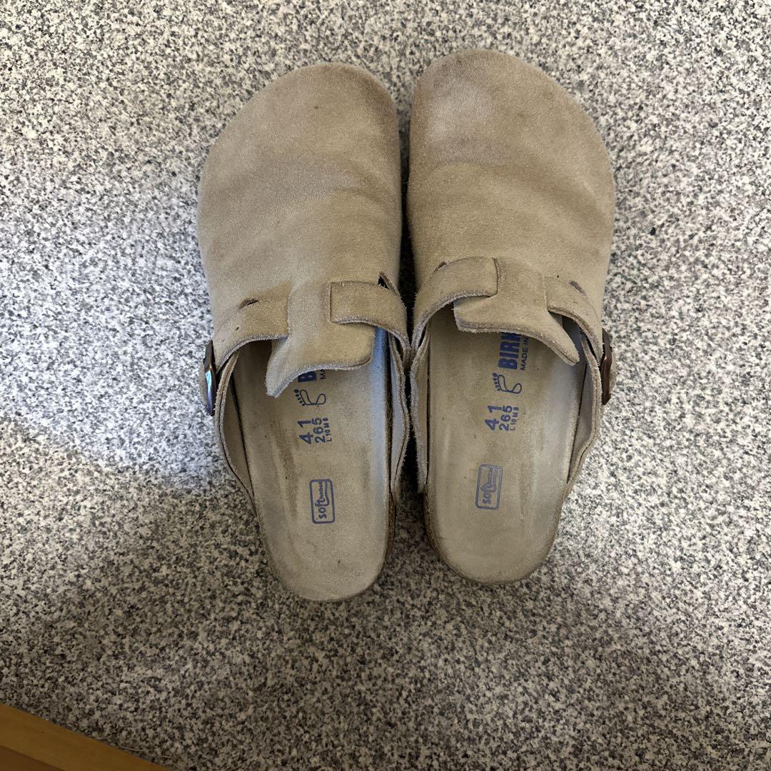 Birkenstock ベージュ サボ・クロッグサンダル L テクラ TEKLA BIRKEN ビルケンシュトック コラボ 靴 サンダル