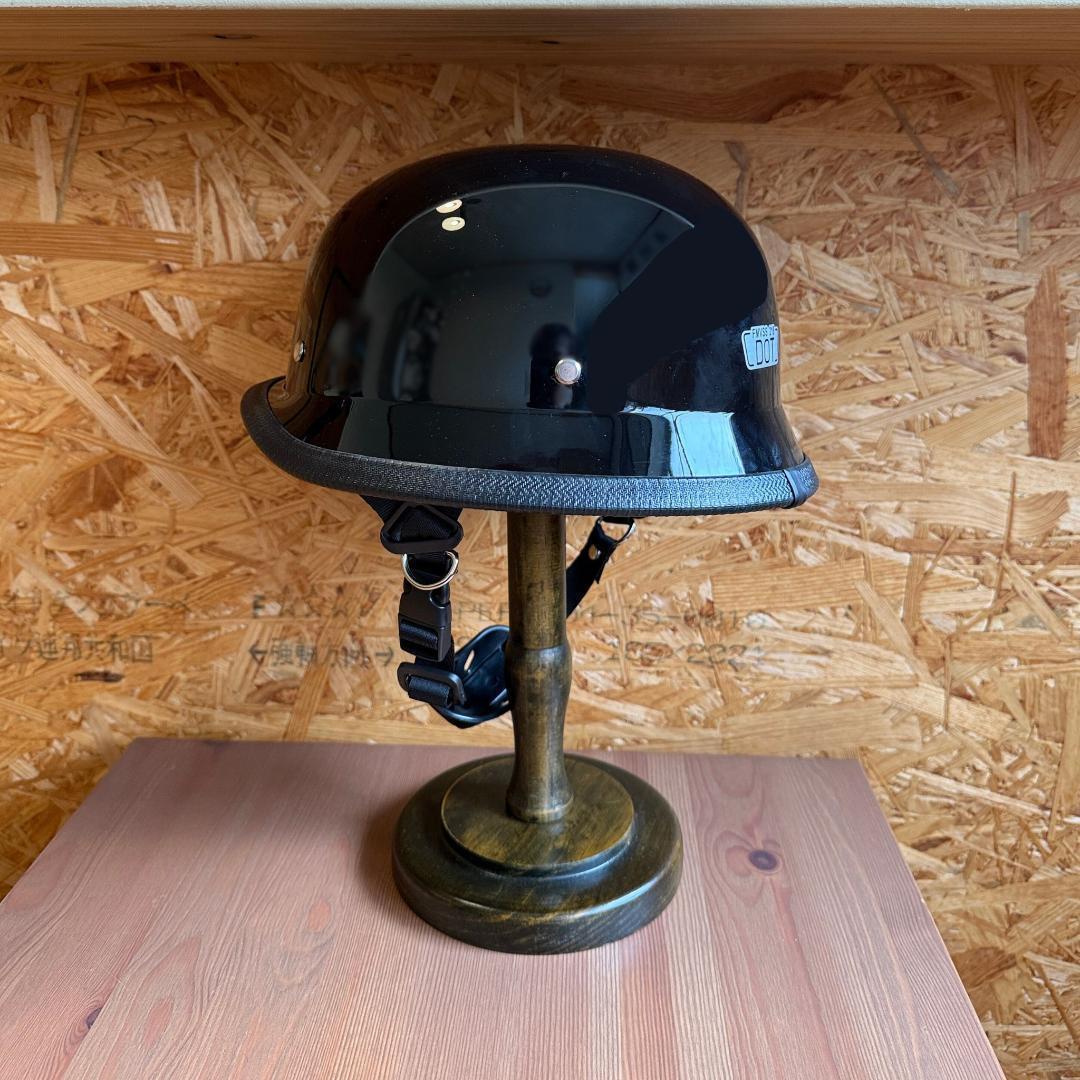ナチヘル ブラック ジャーマンヘルメット L 検BELL SHOEI arai