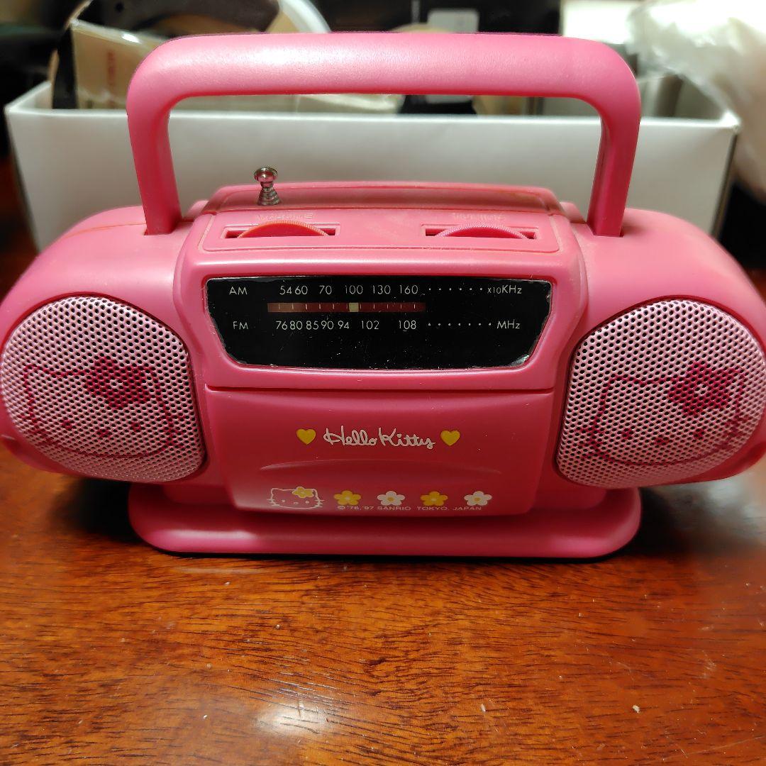 Hello Kitty ピンクラジオ AM/FM