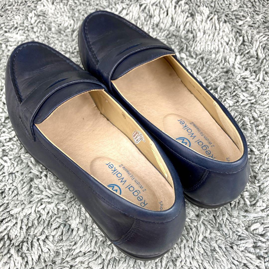 極美品 REGAL WALKER リーガルウォーカー コインローファー レザー