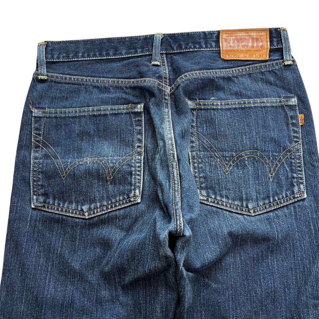 パンツ archive EDWIN baggy wide navy denim