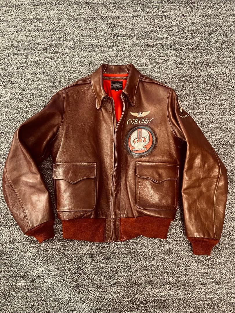 THE FEW A-2 レッドシルク 38 カスタムキング マッコイL THE FEW