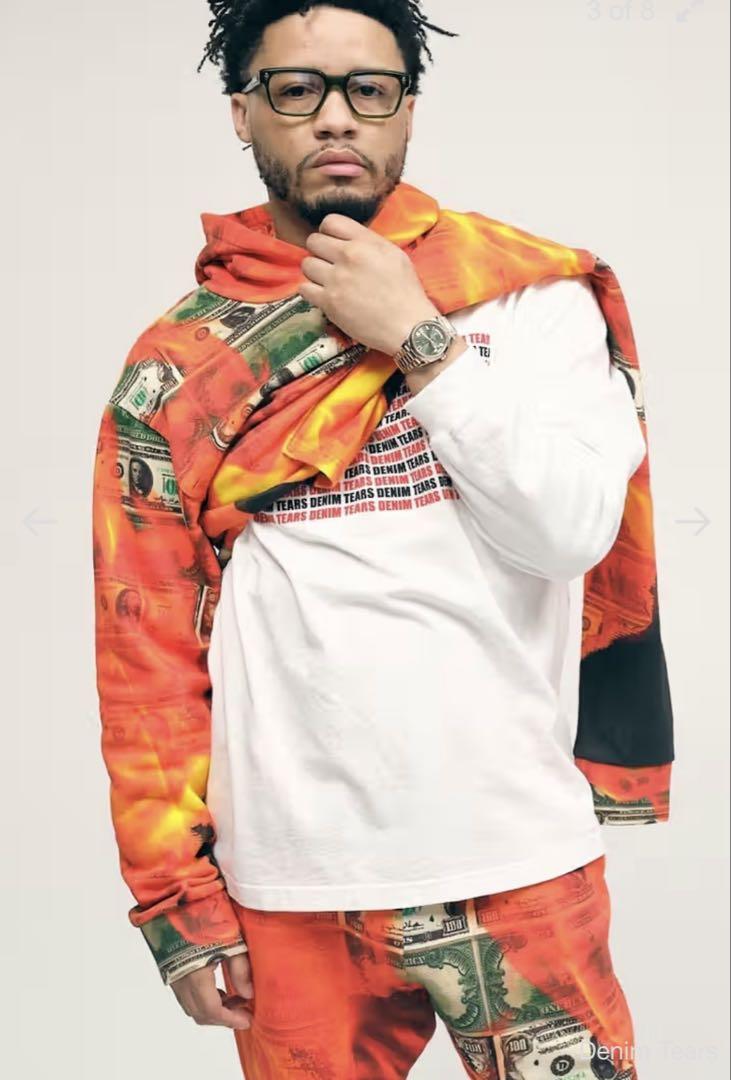 Denim Tears(Burn It All Hoodie)フーディSizeL