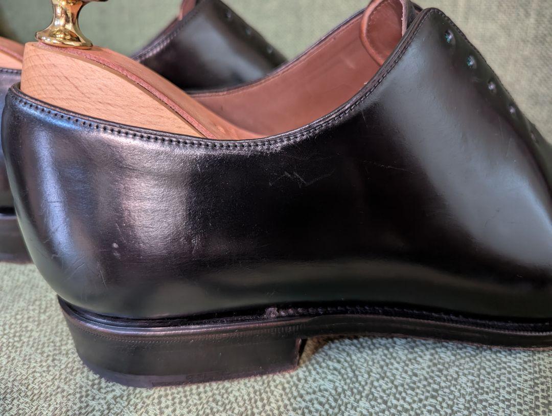 靴 CARMINA wholecut cordovan Black size8.5