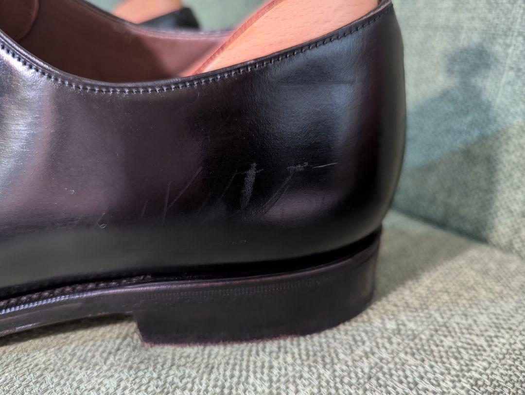 靴 CARMINA wholecut cordovan Black size8.5