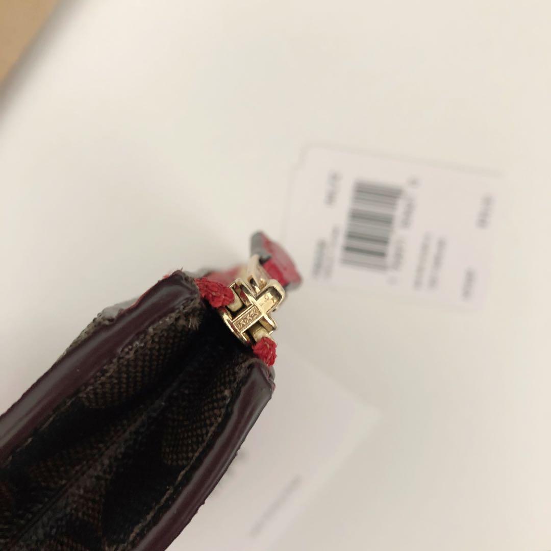 COACH コーチ コインケース 小銭入れ財布 シグネチャー トゥルー