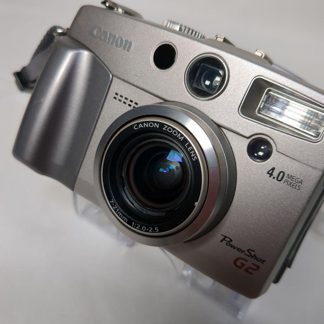 ✨動作確認済！CANON Power Shot G2 シルバー レトロデジカメ