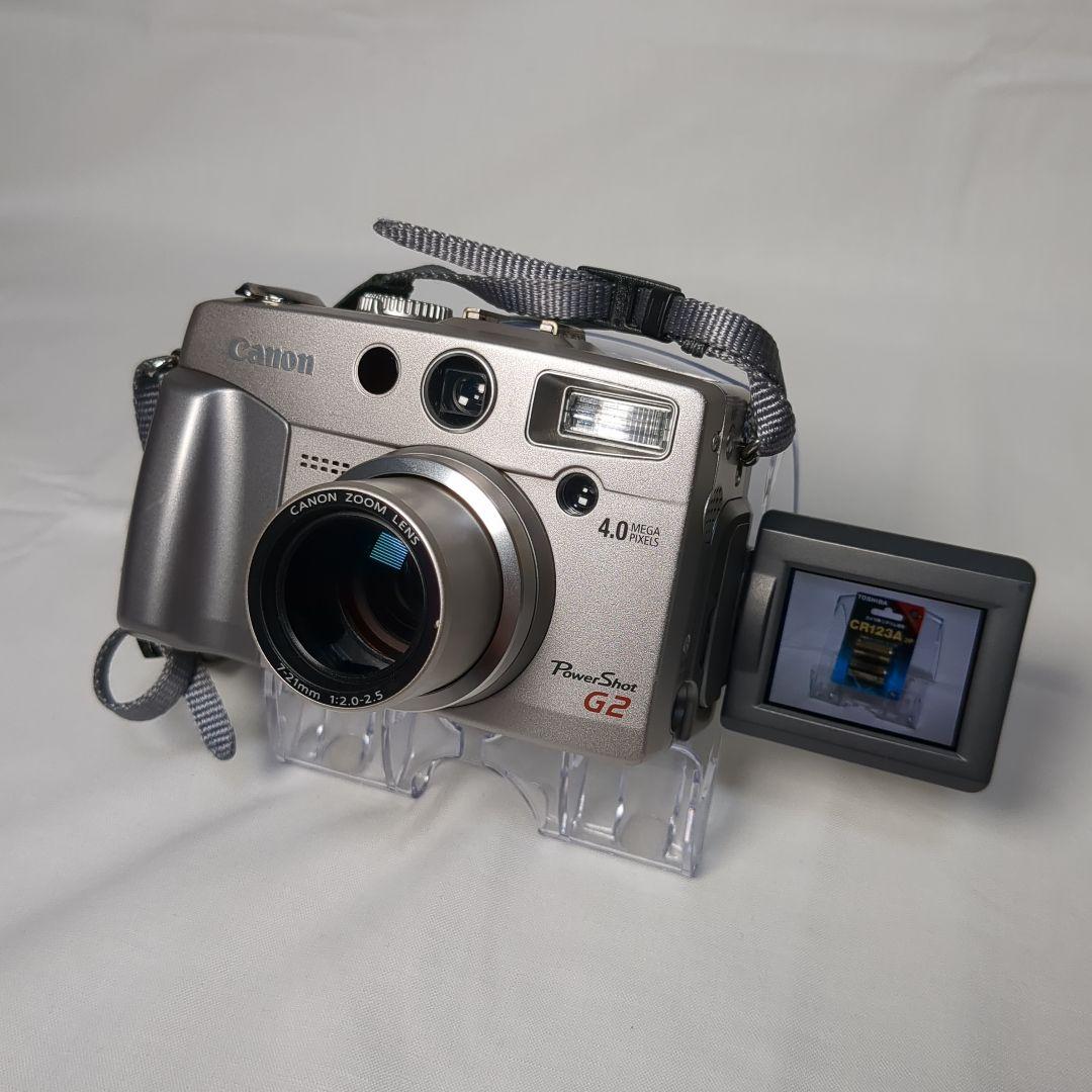 ✨動作確認済！CANON Power Shot G2 シルバー レトロデジカメ