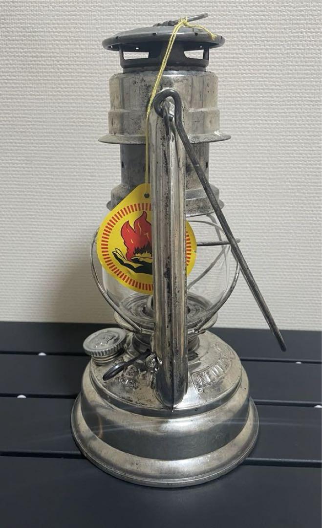中古品　FEUER HAND オイルランタン276 錫メッキ