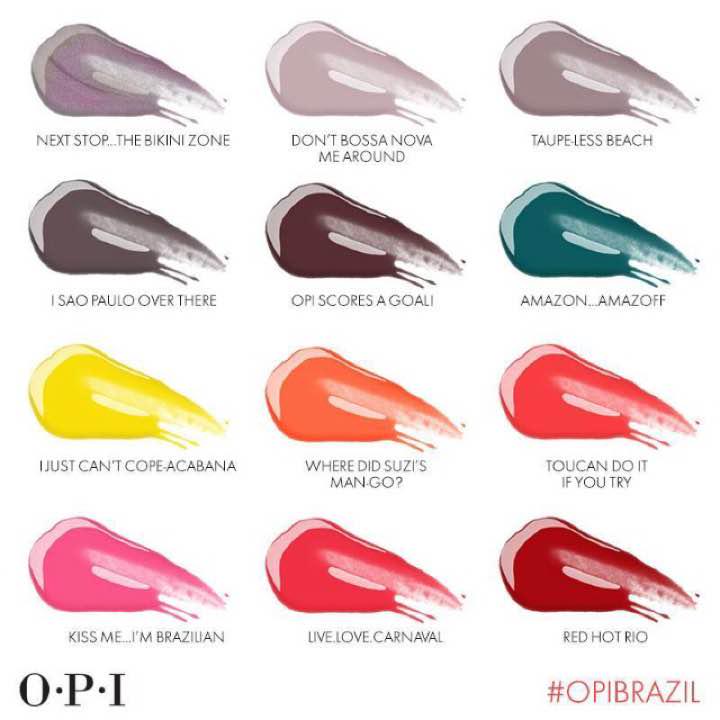 お得100%新品 正規品 O.P.I Brazil Collection 全12色 bfFqi-m119068262 高品質国産