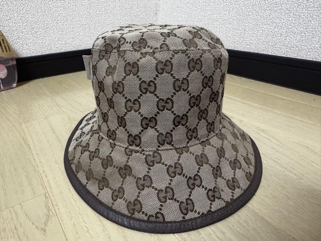 rmkさん専用GUCCI GGパターン バケットハット Xサイズ rmkさん専用GUCCI GGパターン バケットハット XサイズΩ