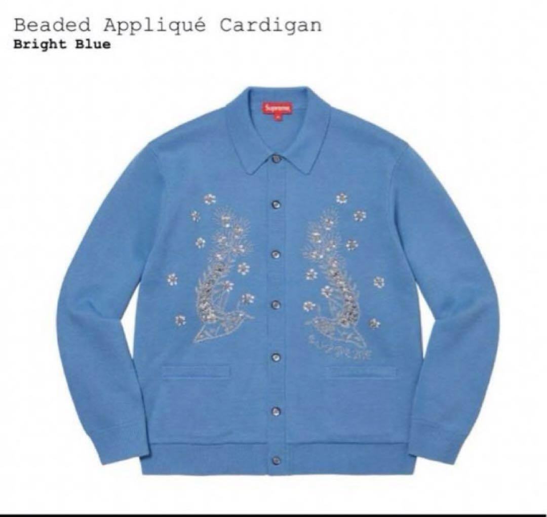 Supreme Beaded Applique Cardigan シュプリーム