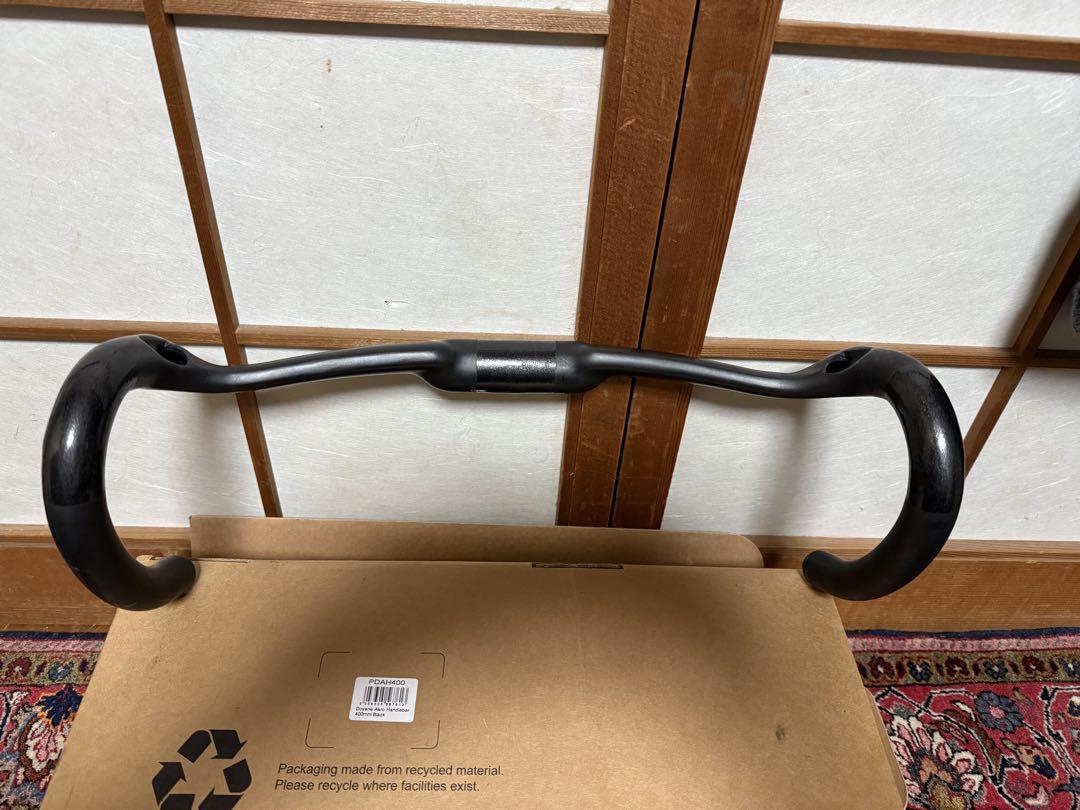 【美品】GORIX ASANNY カーボンエアロハンドル 400mm