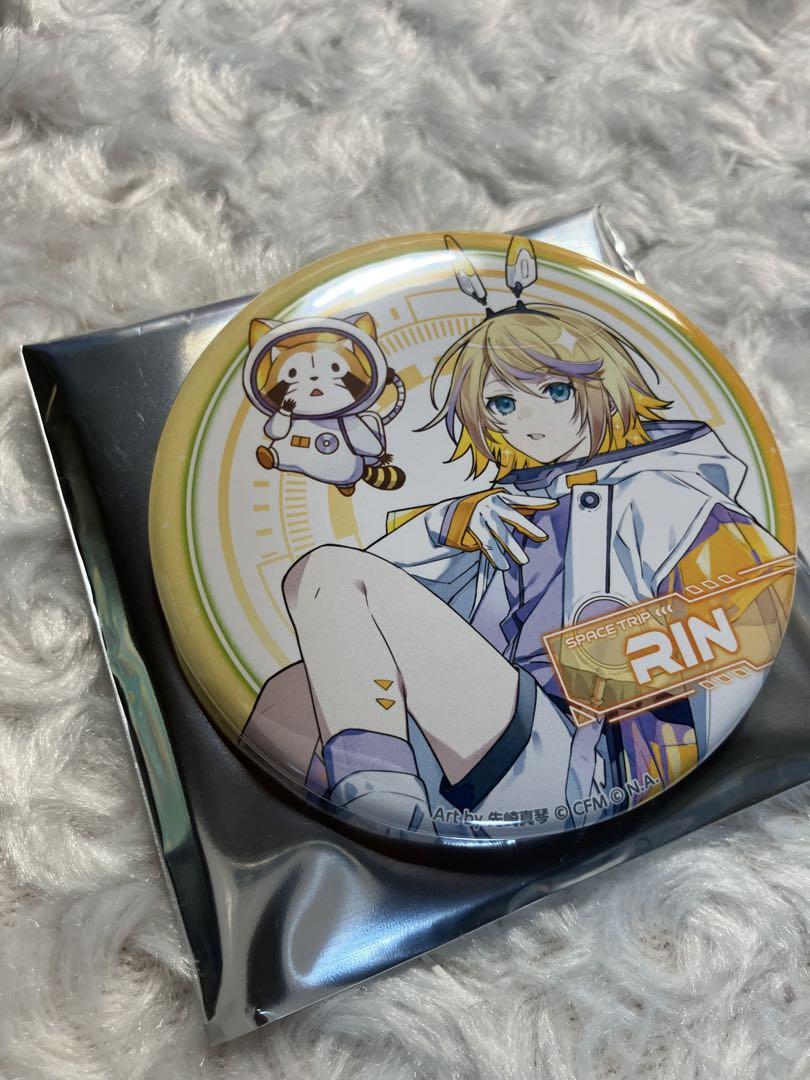 鏡音リン 缶バッジ ピアプロ ラスカル おっきめ缶バッジ