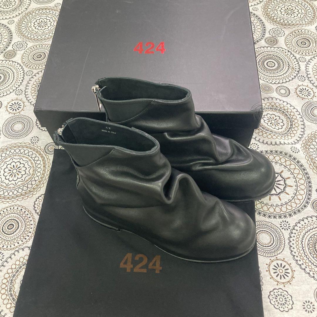 靴 424 ankle zip boots