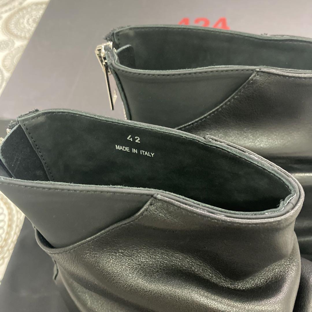 靴 424 ankle zip boots