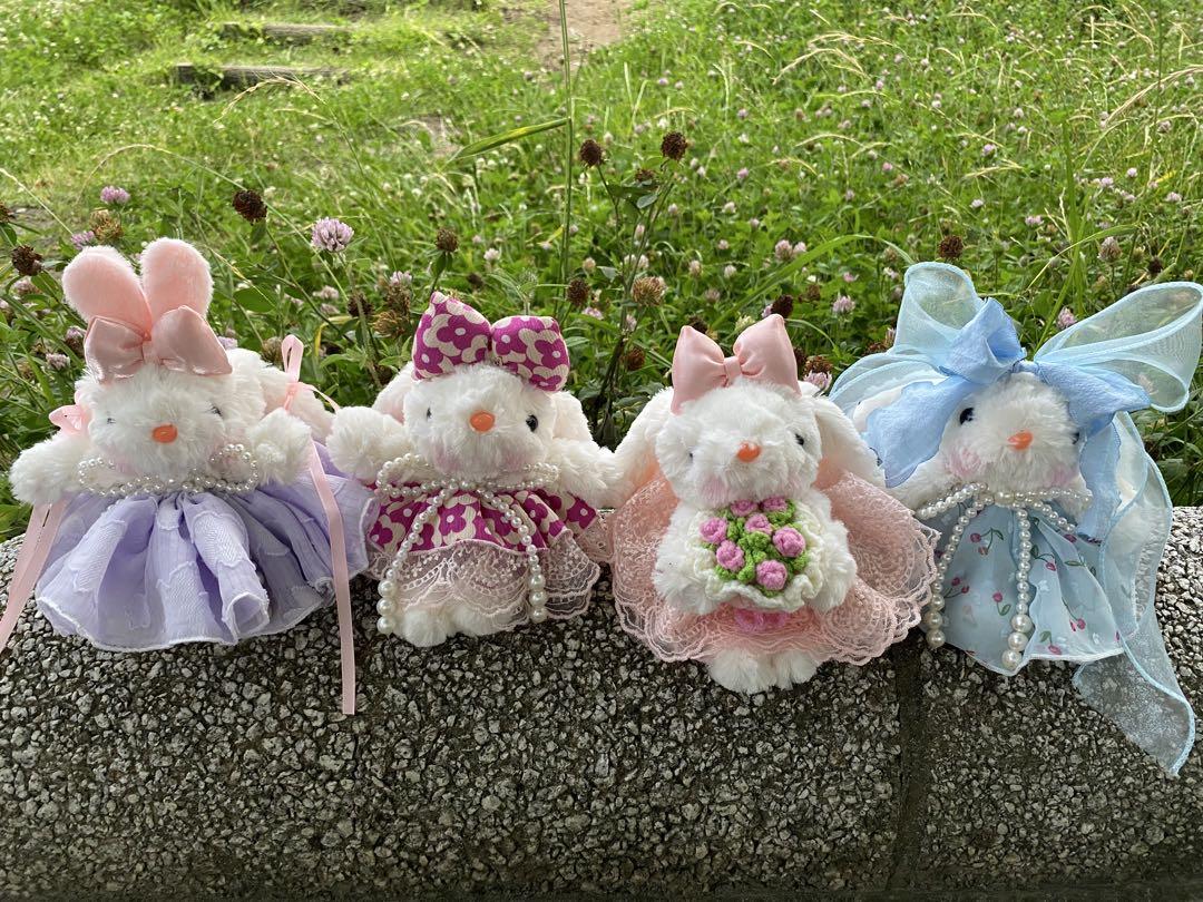 うさぎのぬいぐるみ4体セット