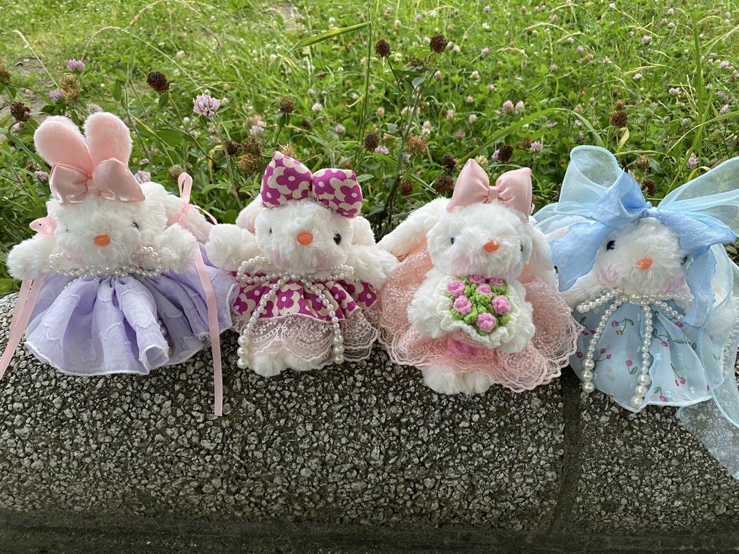 うさぎのぬいぐるみ4体セット