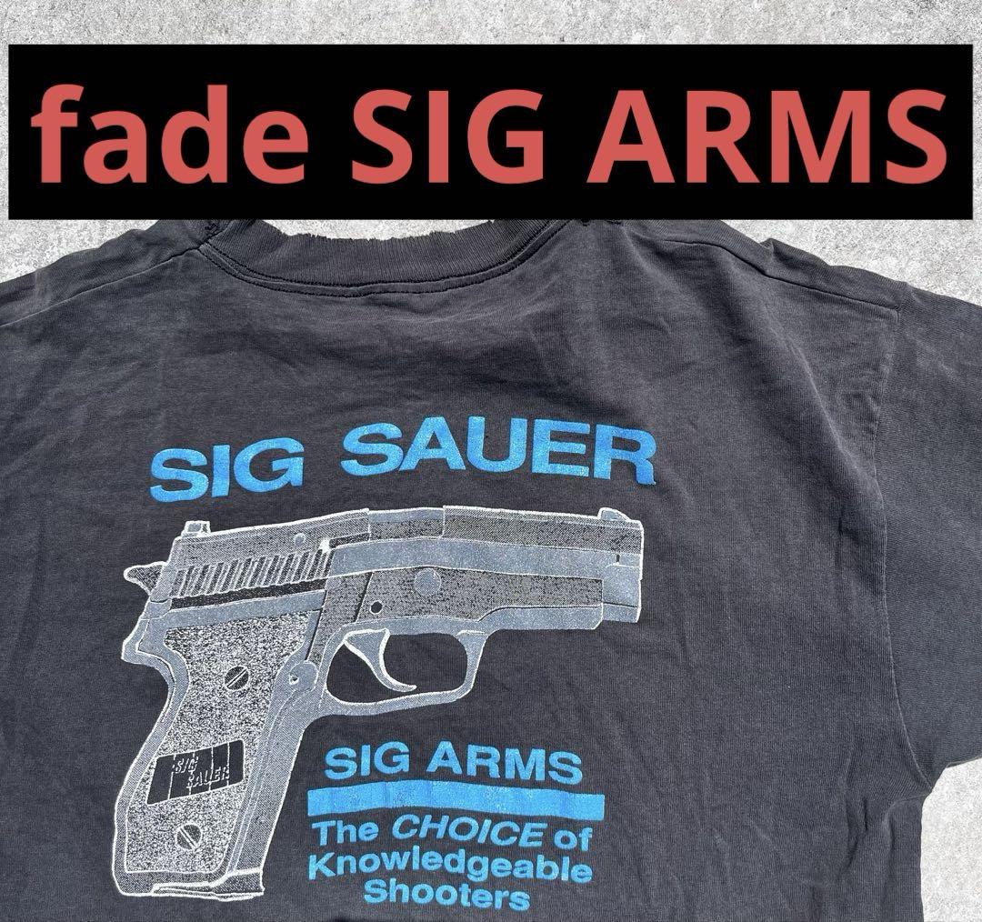 鬼ブラックフェードUSA製 sig arms t-shirt Lサイズ
