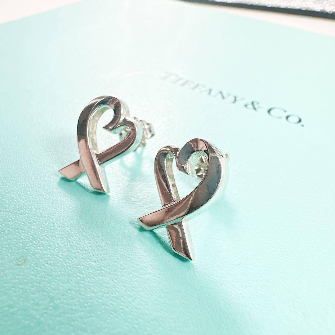 TIFFANY & CO ティファニー ラビングハートピアス ラヴィング