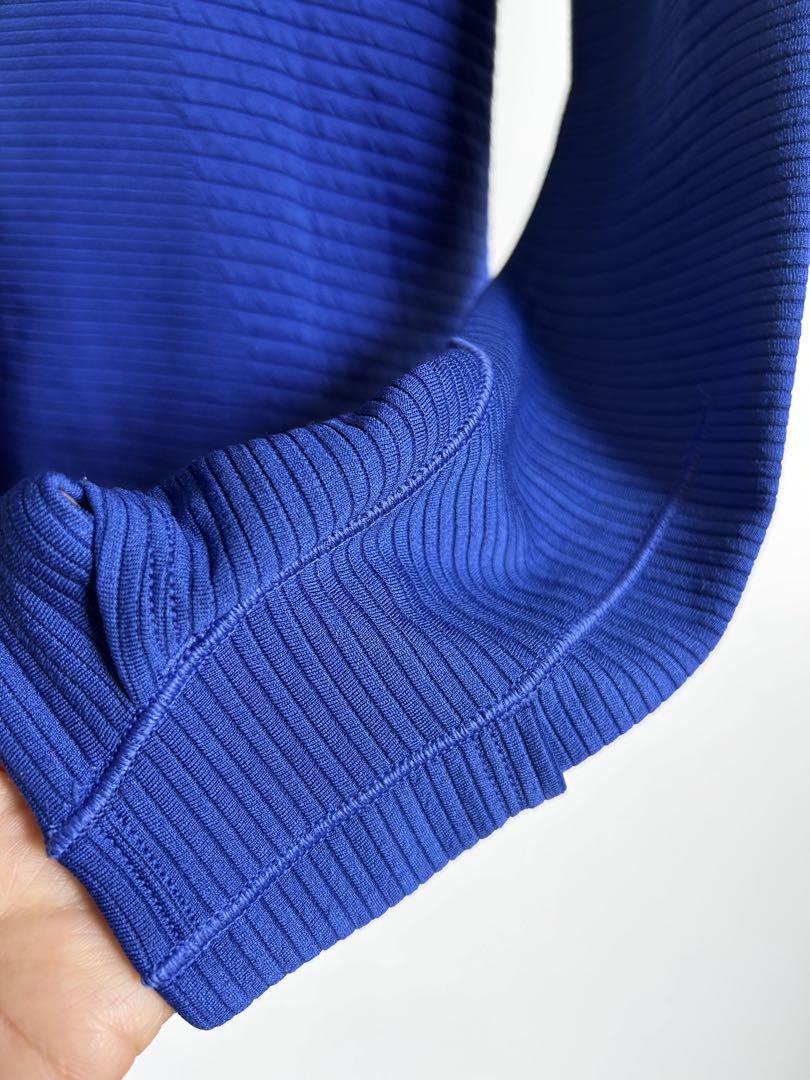 柔らかい ルルレモン ロイヤルブル ハーフジップ Ventscape Lululemon ウォーキング・ランニングウェア