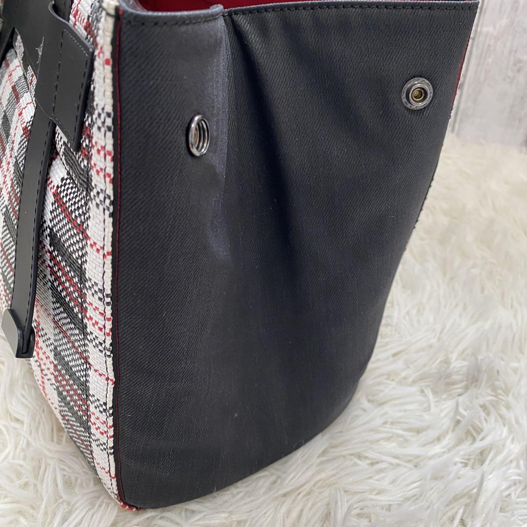 極美品✨DIESEL ハンドバッグ 2way ブラック ストロー レザー