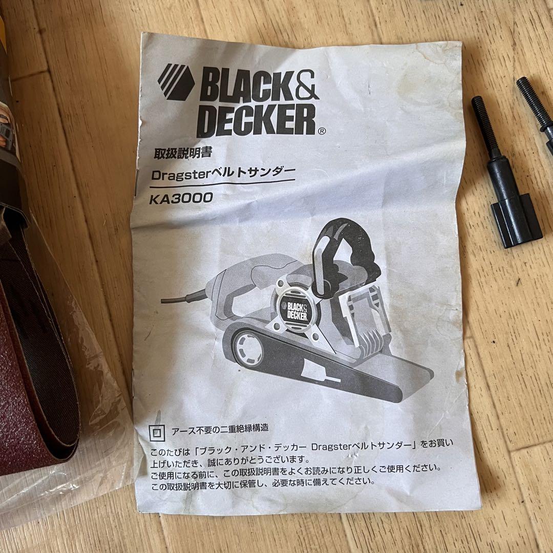 Amazon | ブラックアンドデッカー(BLACK+DECKER) ドラッグスターベルトサンダー KA3000 | サンダー