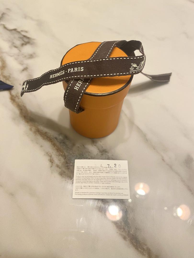 HERMES ツイリー　エプロンドール　ネイビー