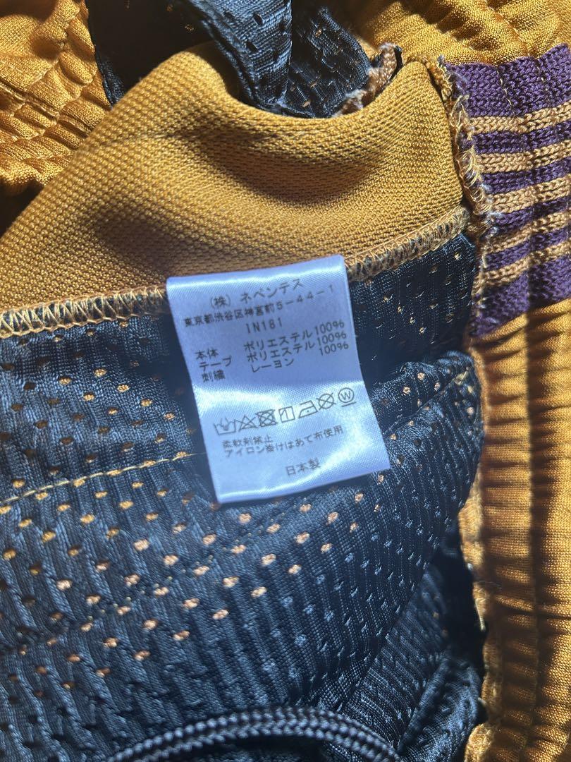 21ss needles トラックパンツ ストレート マスタード 画像2