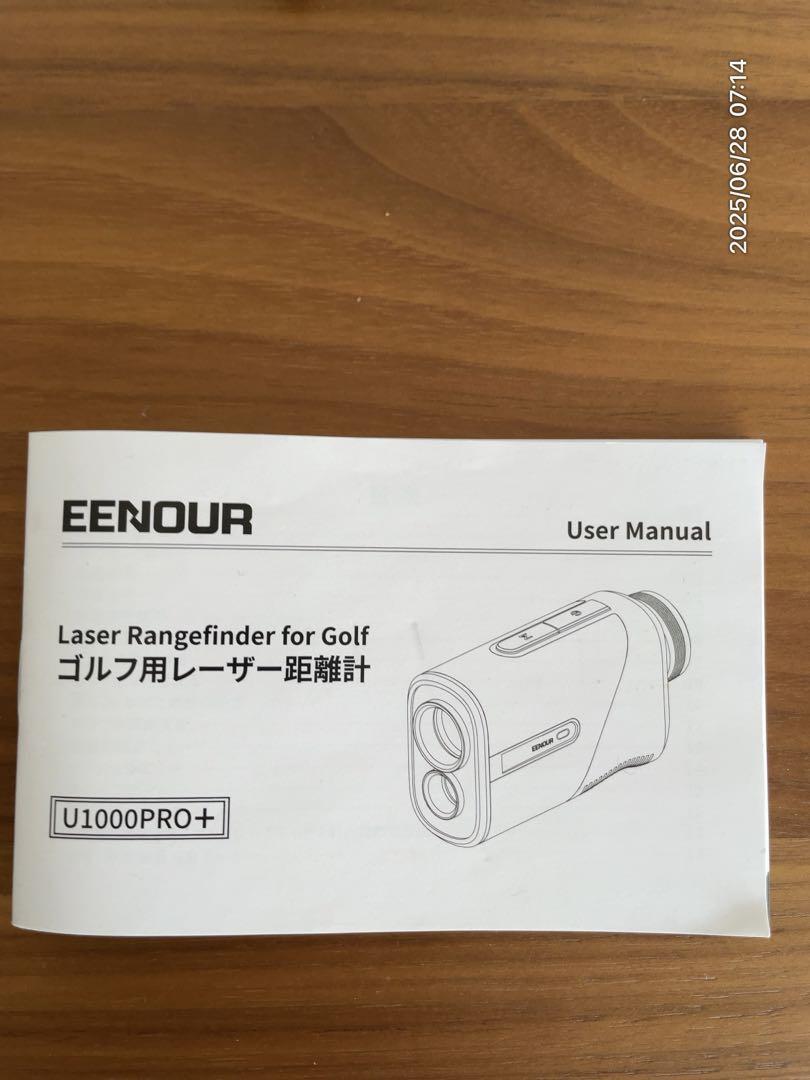 EENOUR U1000 PRO+ ゴルフ用距離計 ブラック