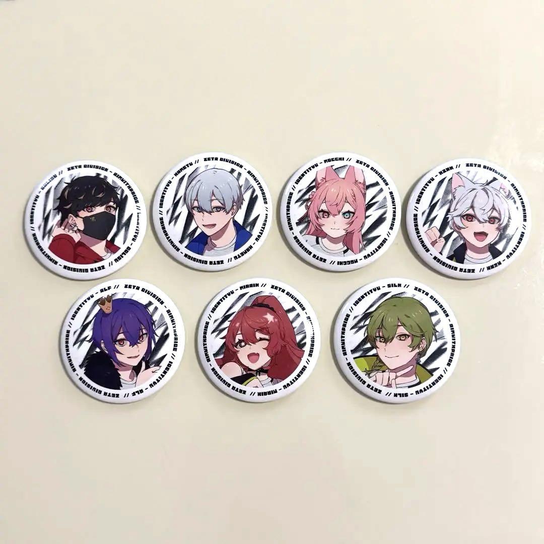 ZETA DIVISION＊第五人格部門＊IdentityV＊缶バッジ＊コテキャ
