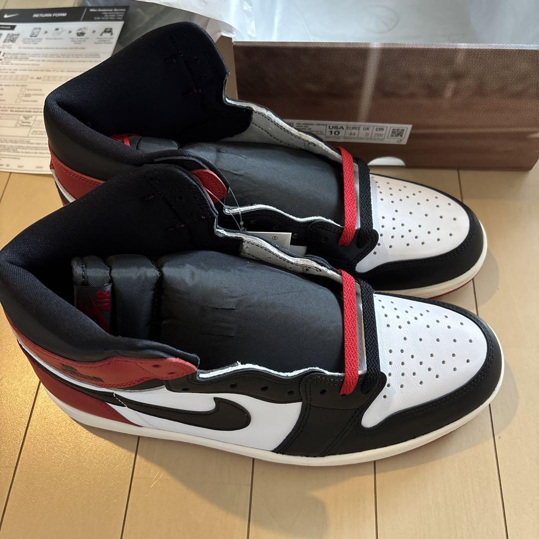 良個体◎エアジョーダン1 レトロ HIGH OG Black Toe つま黒