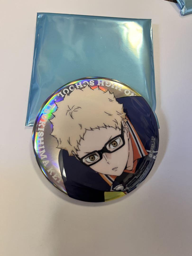 ハイキュー！！ 月島 ホログラム缶バッチ - メルカリ