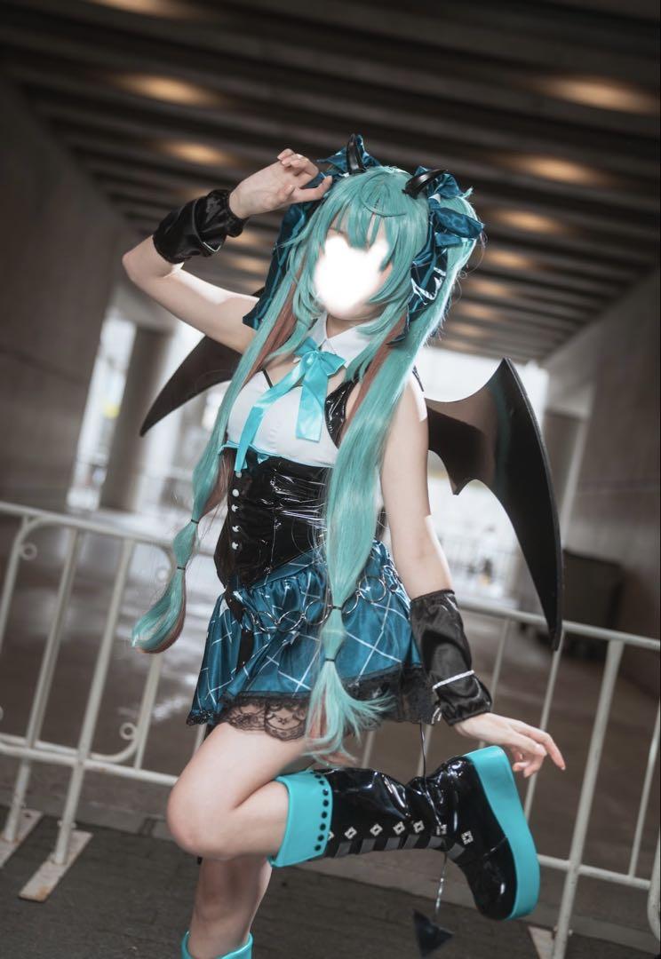 ラスカル 初音ミク ラスカルコラボ コスプレ衣装 小悪魔